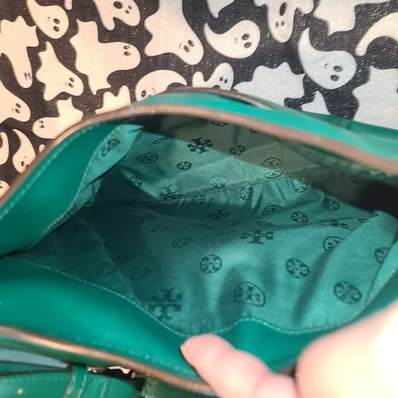 -Green Tory Burch purse vintage and gorgeous - Picture 4 of 10
